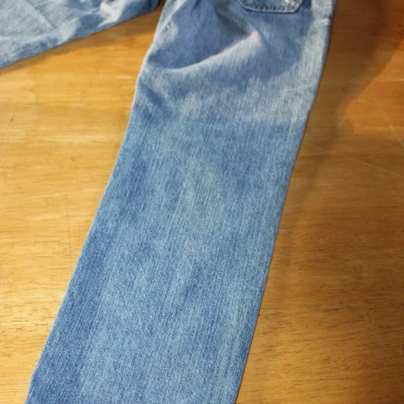 Visibly Mended Distressed Jeans,  Old Navy, Ultra Blue, Size 0 - Picture 7 of 10